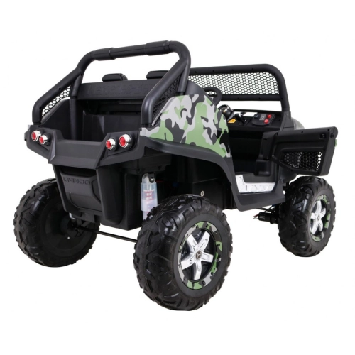 Mercedes Unimog Auto na akumulator 4x4 dwuosobowy Moro